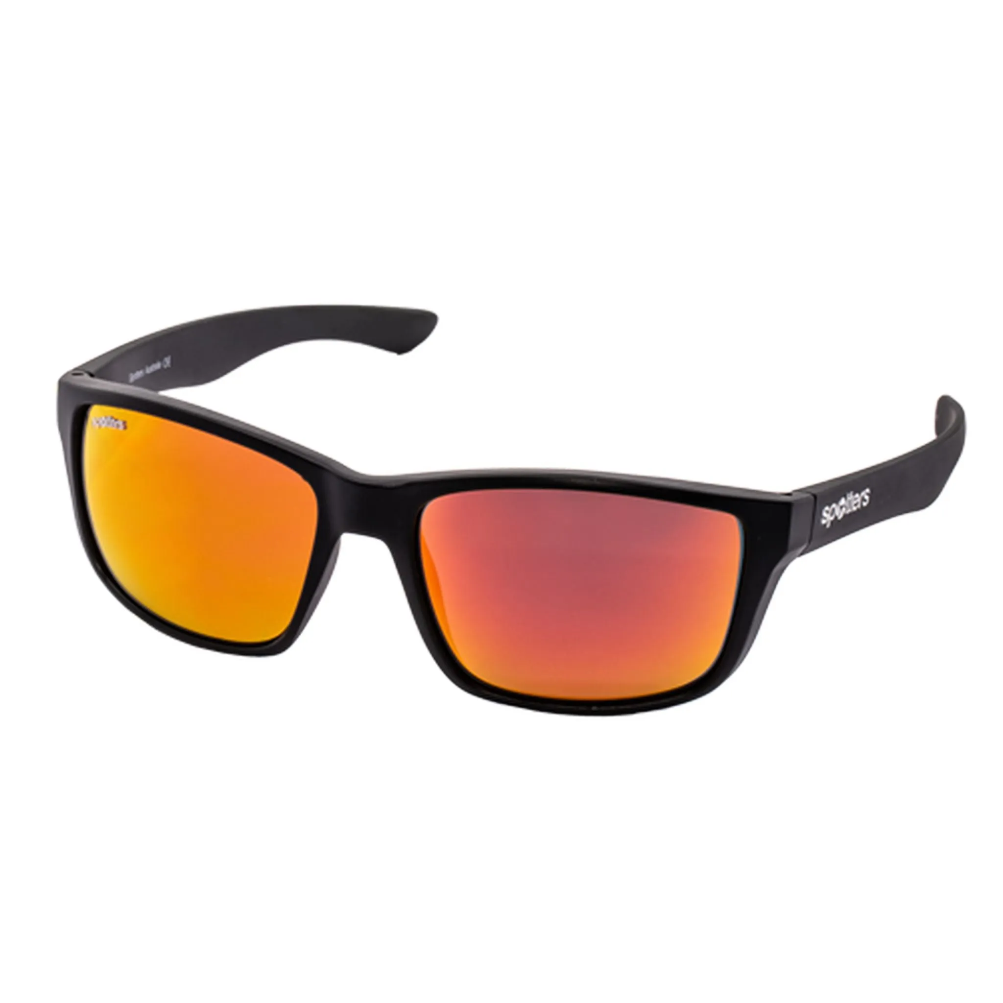 Spotters Polarised Eyewear Rebel Matt Black Sunglasses