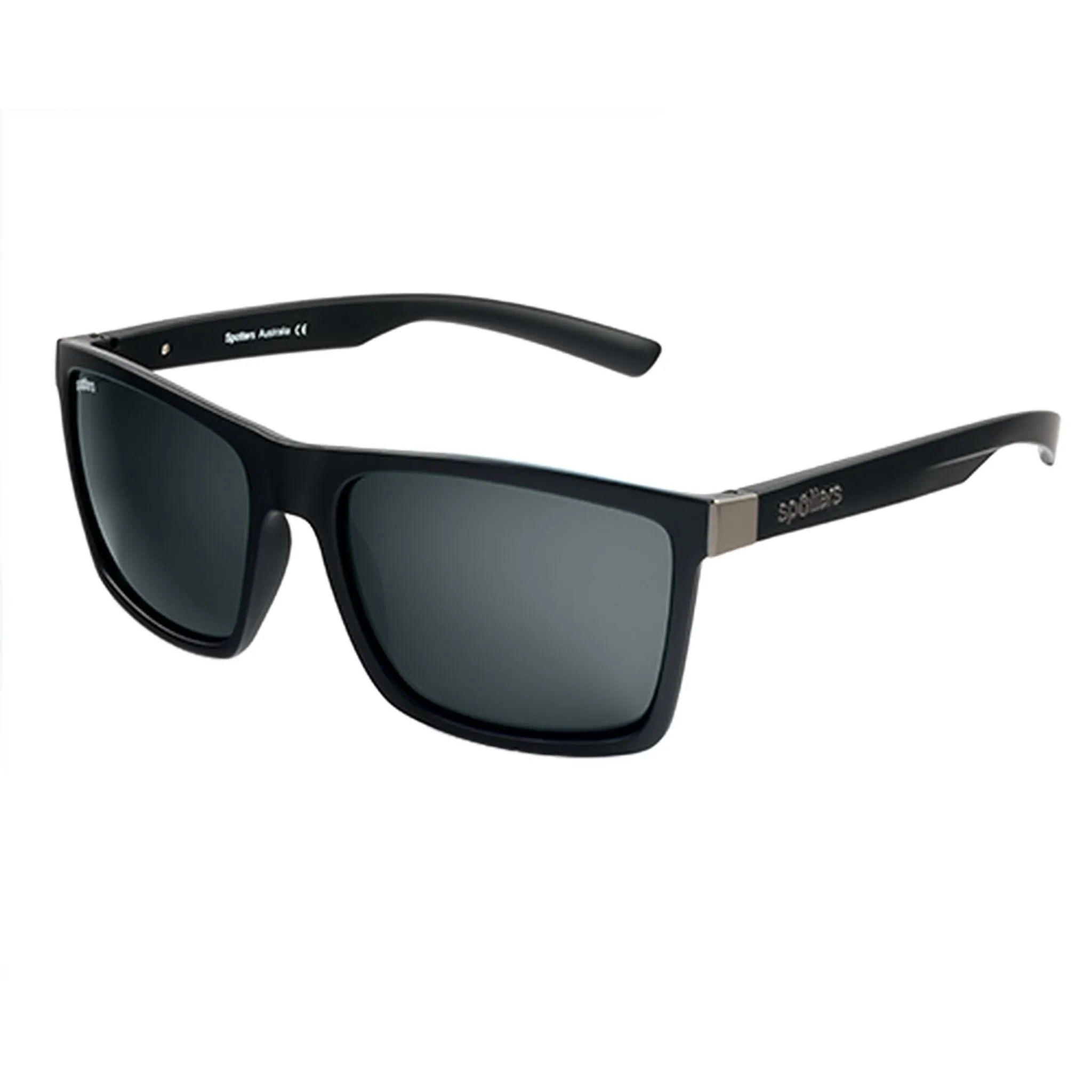 Spotters Polarised Eyewear Riot Matt Black Sunglasses