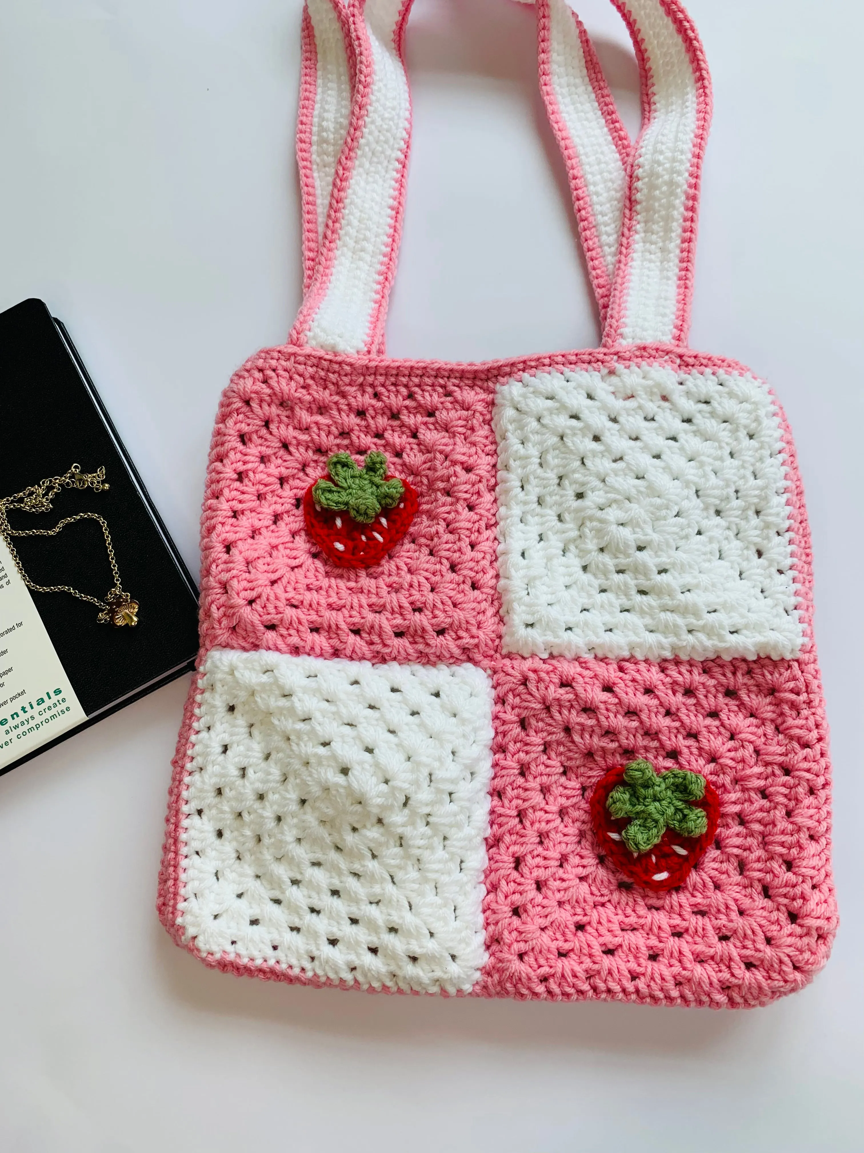 Strawberry tote bag