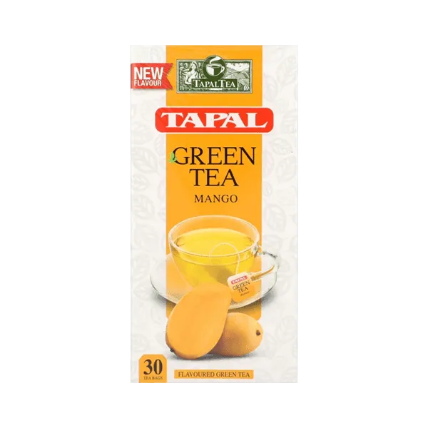 TAPAL GREEN TEA MANGO TEA BAGS 30PCS