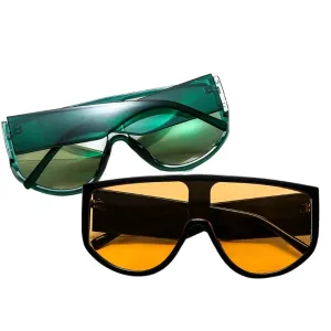 TEEK - Oversized Flat Top Lunette De Sol Eyewear