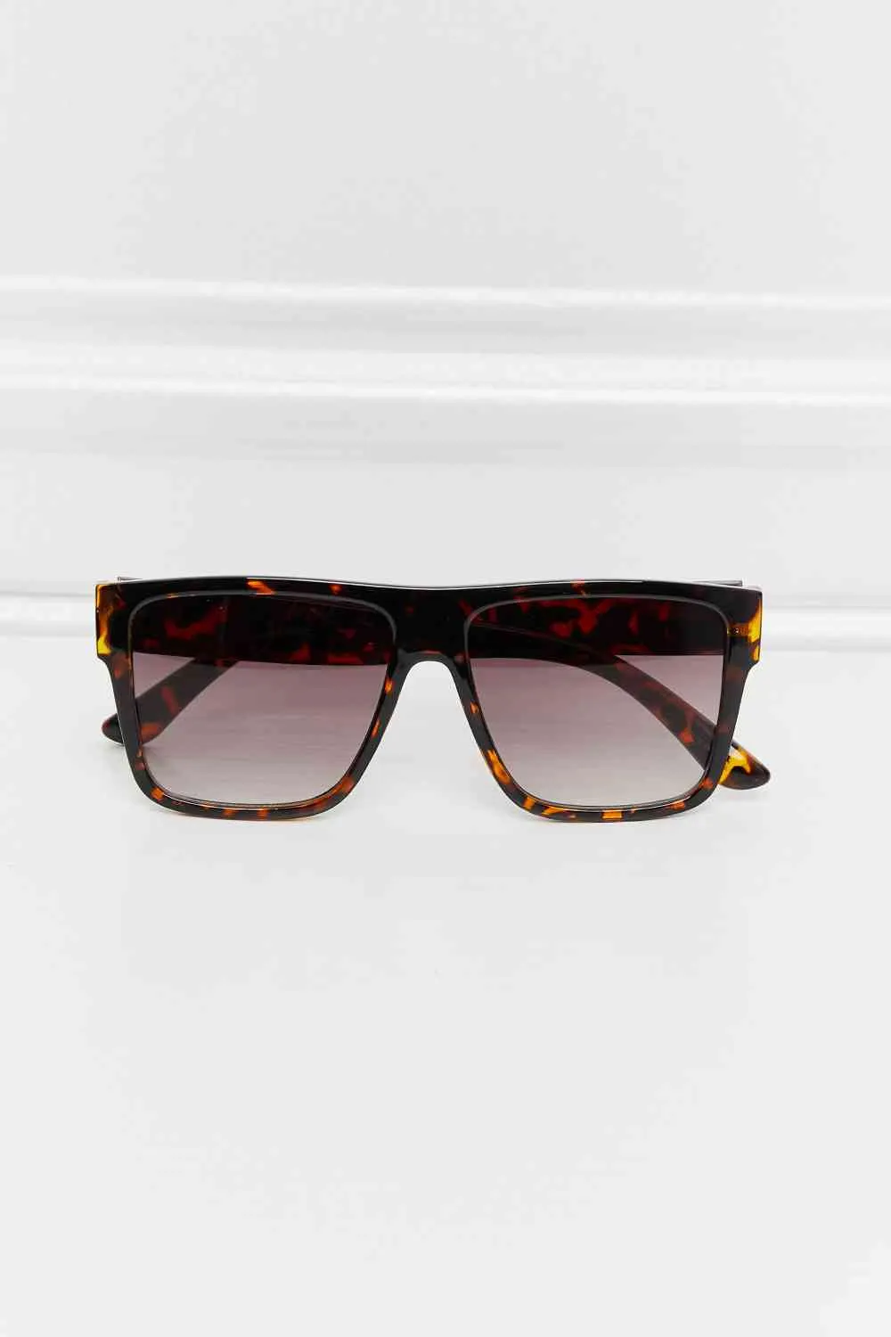 TEEK - Tangerine Tortoiseshell Square Sunglasses