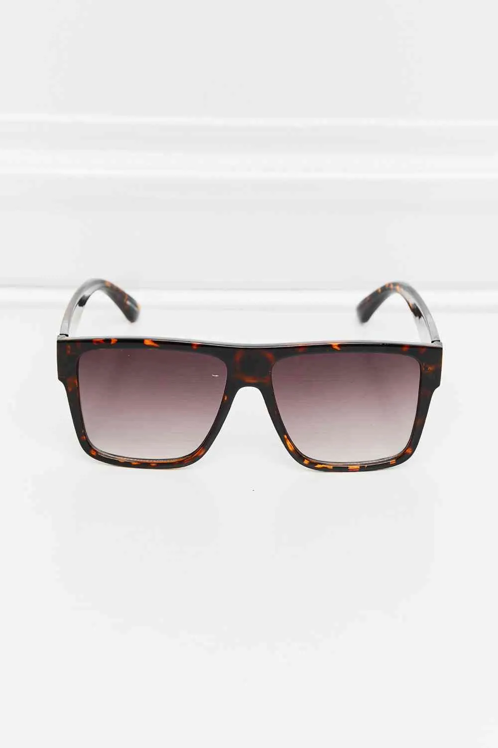 TEEK - Tangerine Tortoiseshell Square Sunglasses