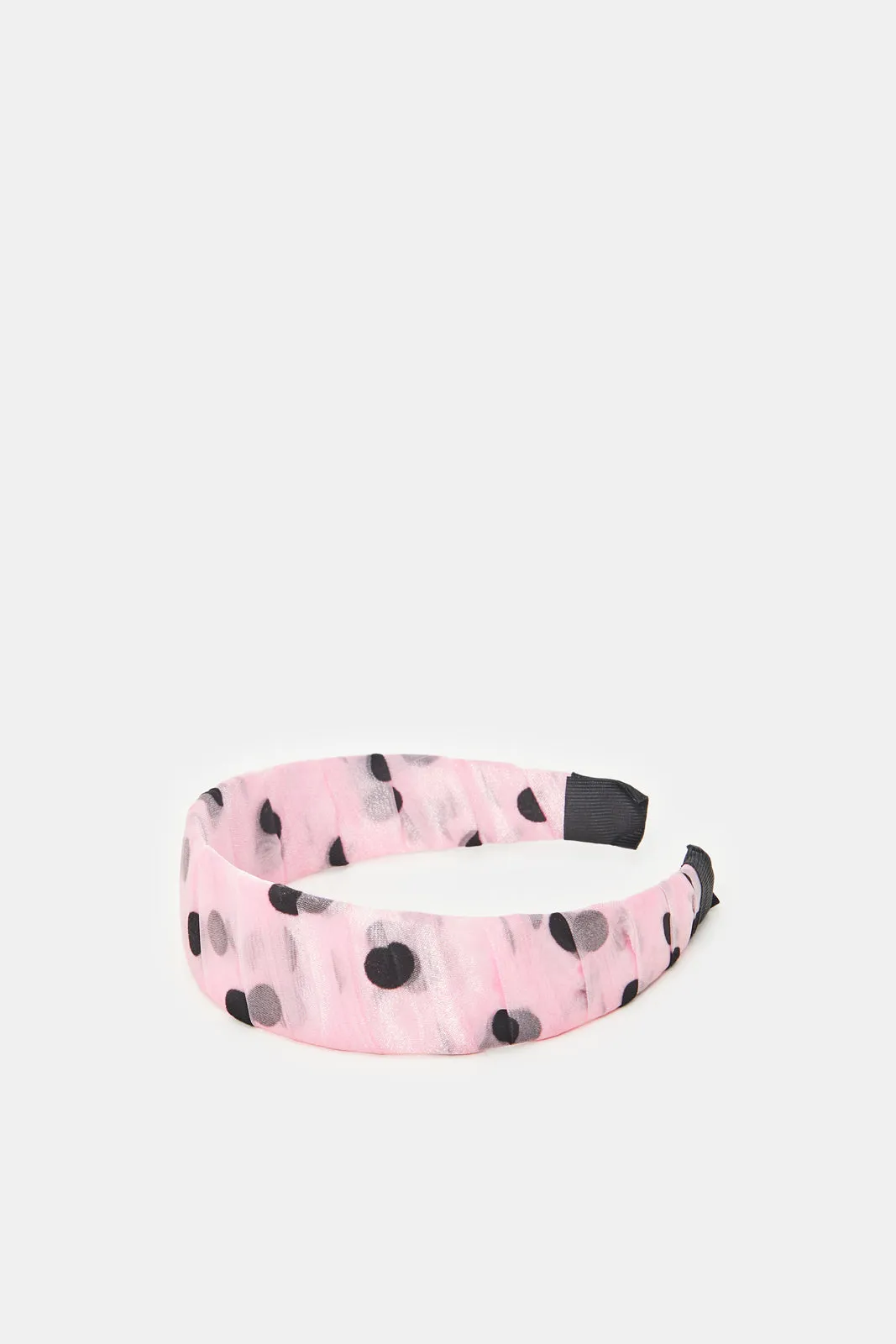 Women Pink Printed Headband (1 Piece)